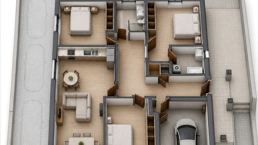 Apartamento T3 para Venda em Guarda