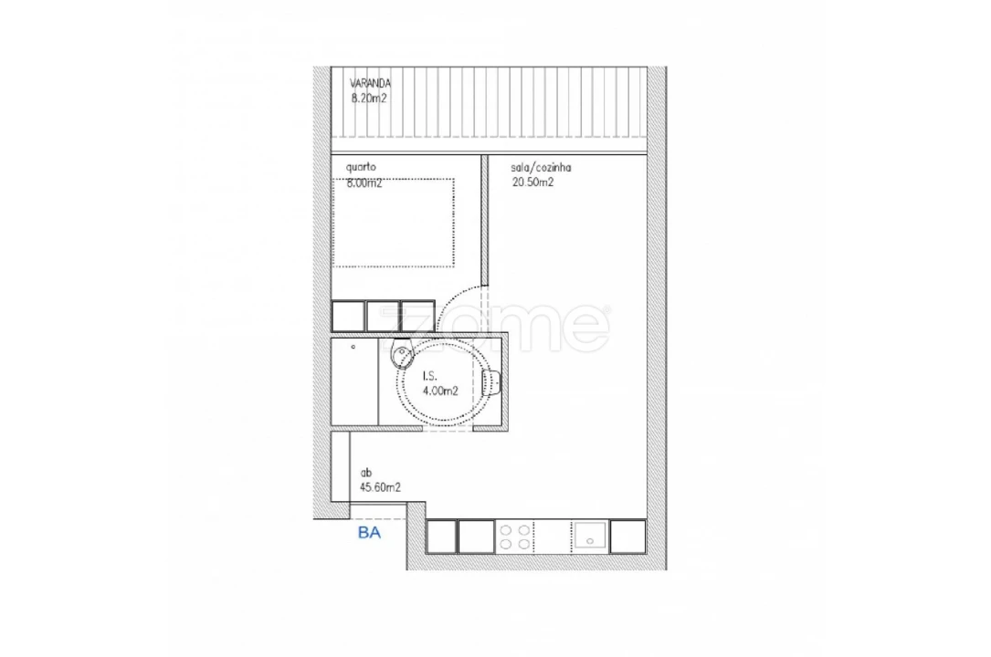 Apartamento T1 para Venda em São Mamede de Infesta e Senhora da Hora Foto 20