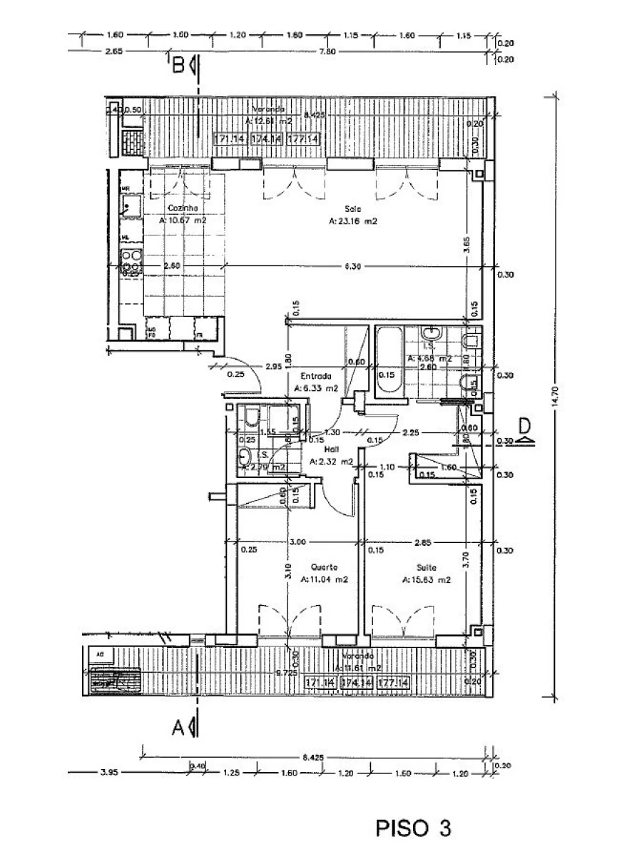 Apartamento T2 para Venda em Santo António dos Cavaleiros e Frielas Planta 1