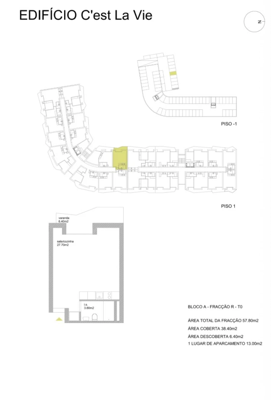 Apartamento para Venda em Fânzeres e São Pedro da Cova Planta 1