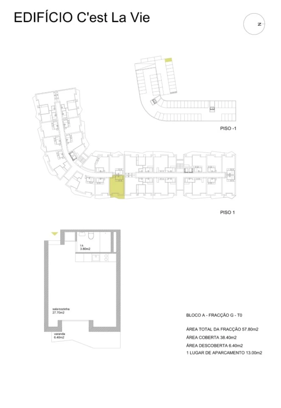 Apartamento para Venda em Fânzeres e São Pedro da Cova Planta 1