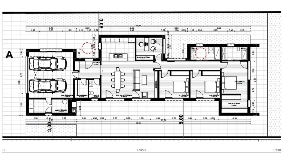 Moradia T4 para Venda em Campo Planta 1