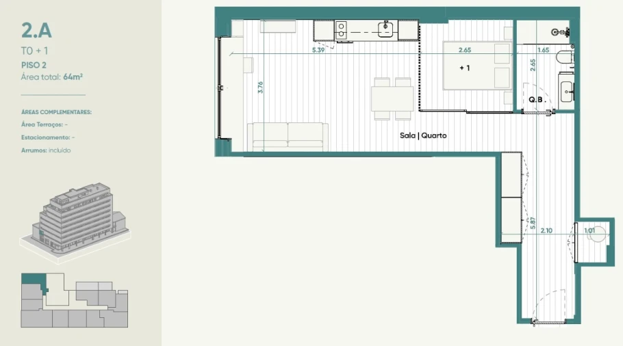 Apartamento para Venda em Matosinhos e Leça da Palmeira Planta 1