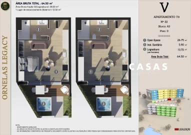 Apartamento T0 para Venda em Calheta
