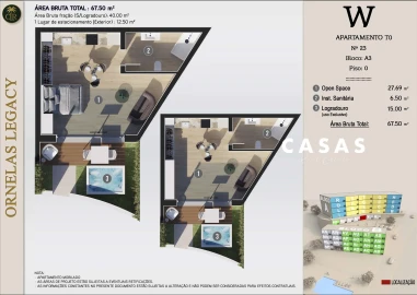 Apartamento T0 para Venda em Calheta