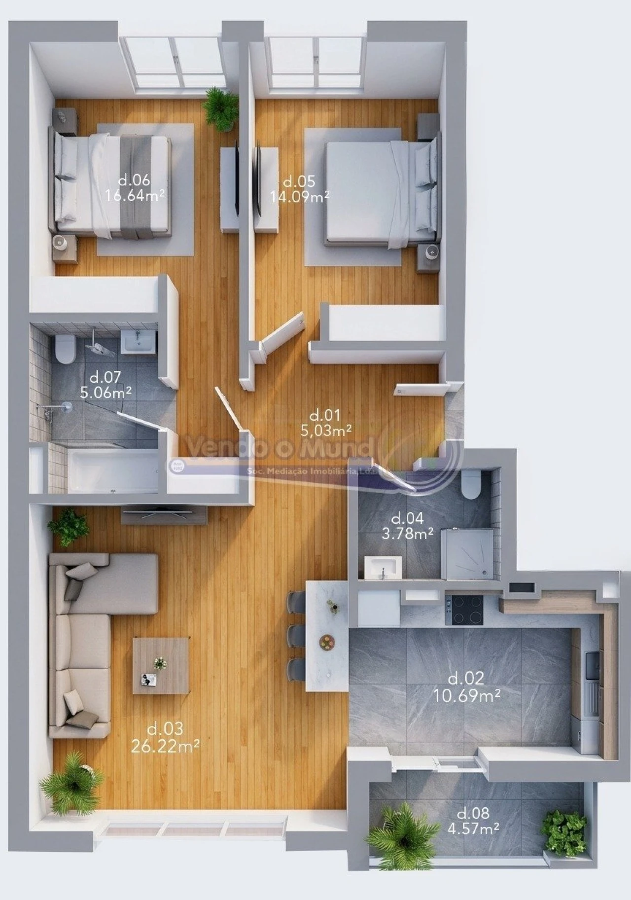 Apartamento T2 para Venda em Benavente Foto 5
