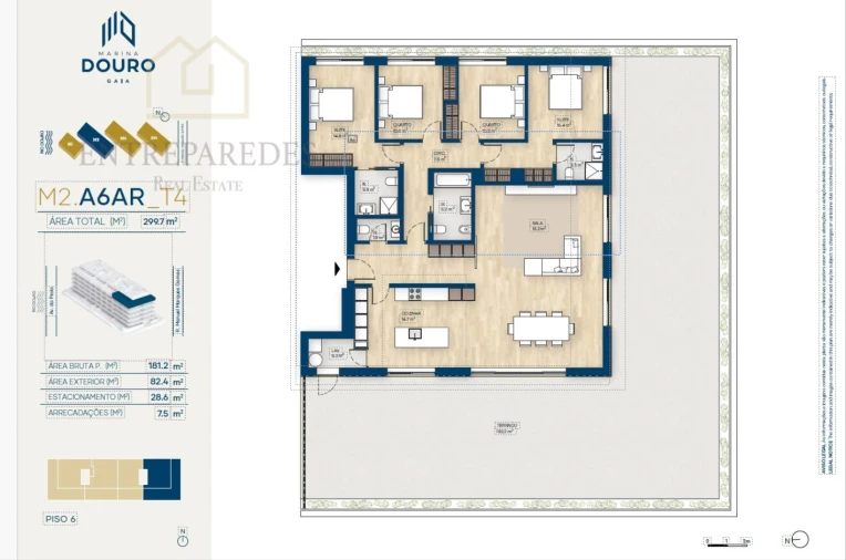 Apartamento T4 para Venda em Santa Marinha e São Pedro da Afurada Foto 10