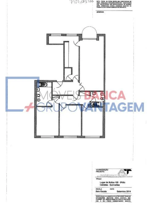 Apartamento T3 para Venda em Caldelas