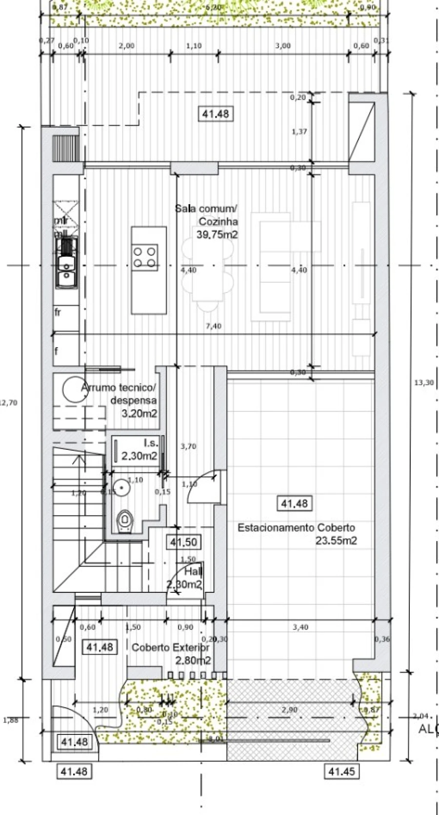 Moradia T3 para Venda em Alvor Planta 1