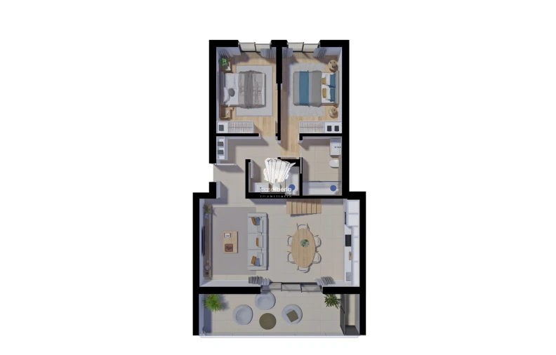 Apartamento T2 para Venda em Tavira (Santa Maria e Santiago) Planta 1