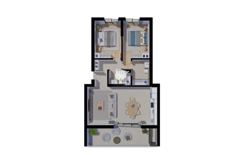Apartamento T2 para Venda em Tavira (Santa Maria e Santiago) Planta 1