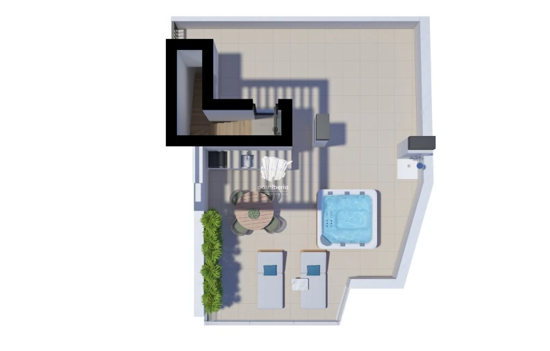 Apartamento T2 para Venda em Tavira (Santa Maria e Santiago) Planta 2