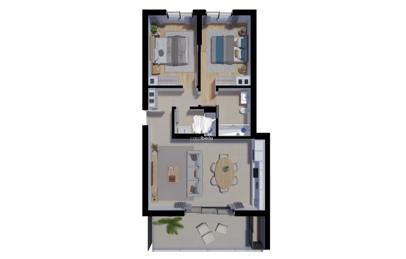 Apartamento T2 para Venda em Tavira (Santa Maria e Santiago) Planta 1