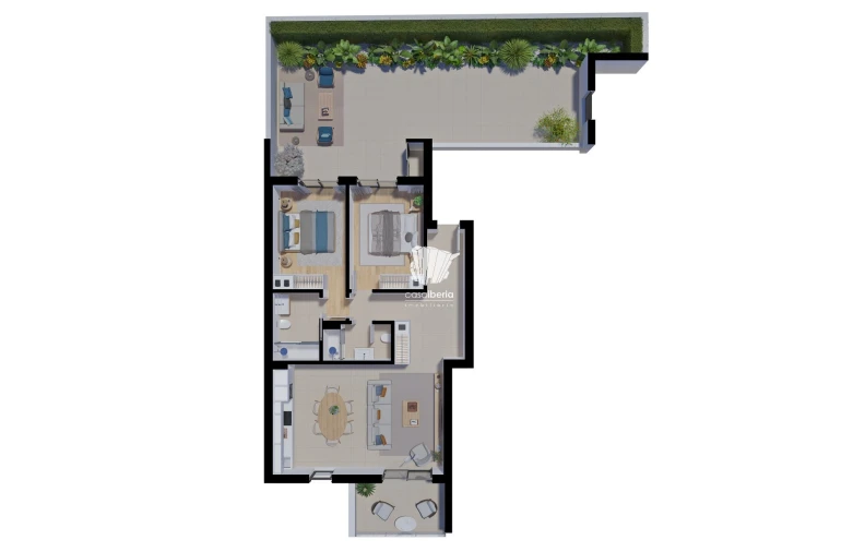 Apartamento T2 para Venda em Tavira (Santa Maria e Santiago) Planta 1