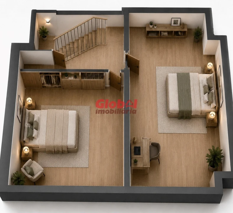 Apartamento T2 para Venda em Rio de Loba Foto 2