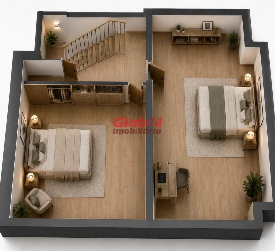 Apartamento T2 para Venda em Rio de Loba Foto 2