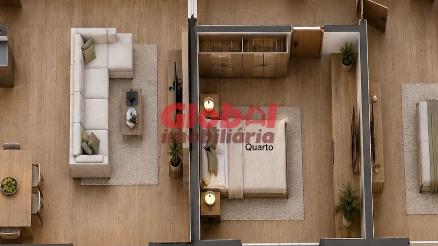 Apartamento T2 para Venda em Rio de Loba