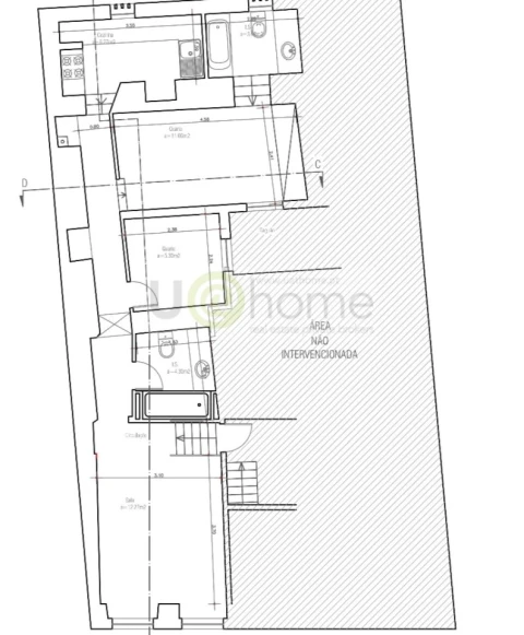 Apartamento T2 para Venda em Arroios