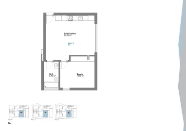 Apartamento T1 para Venda em Oliveira do Bairro