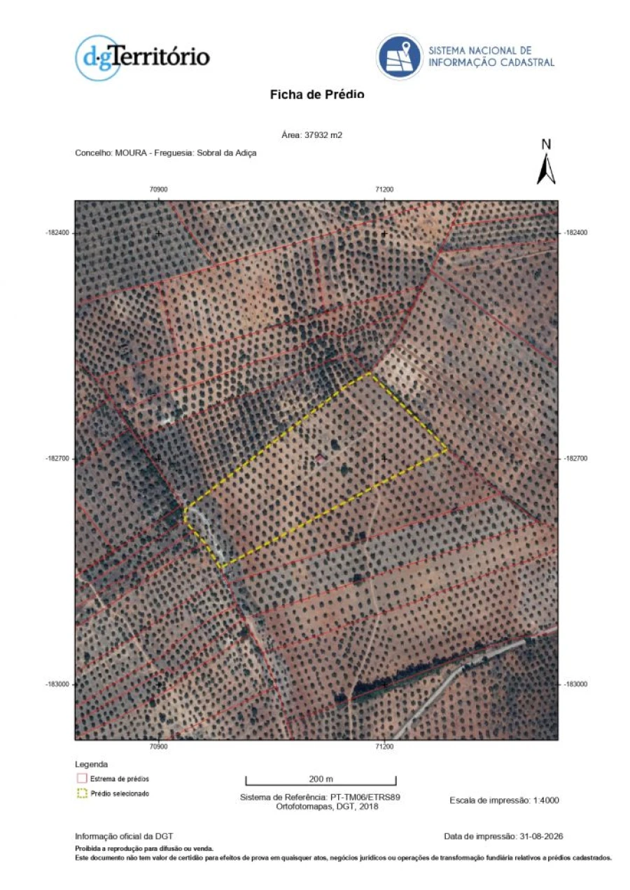 Terreno para Venda em Sobral da Adiça Planta 1