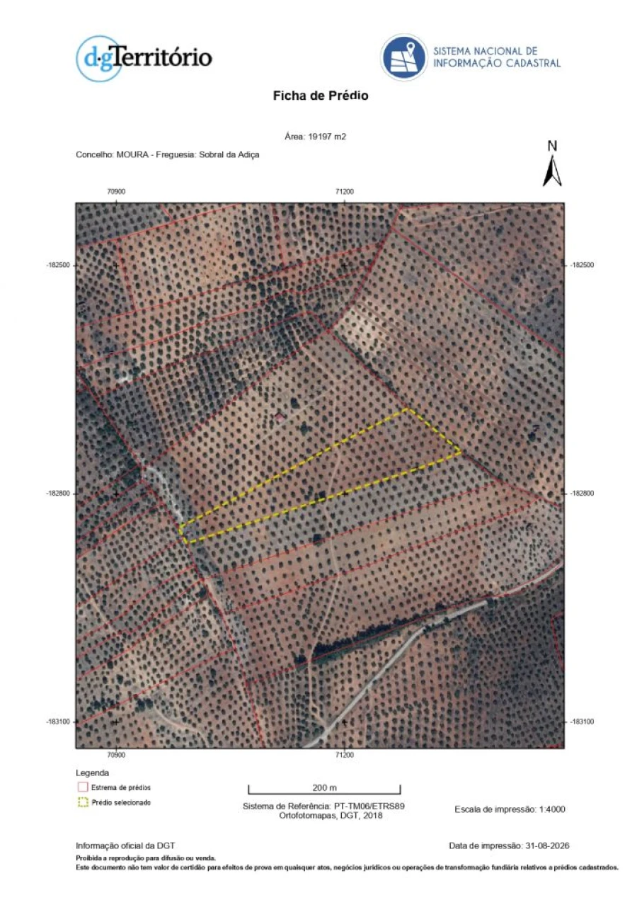 Terreno para Venda em Sobral da Adiça Planta 2