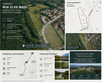 Terreno para Venda em Caldas de São Jorge e Pigeiros