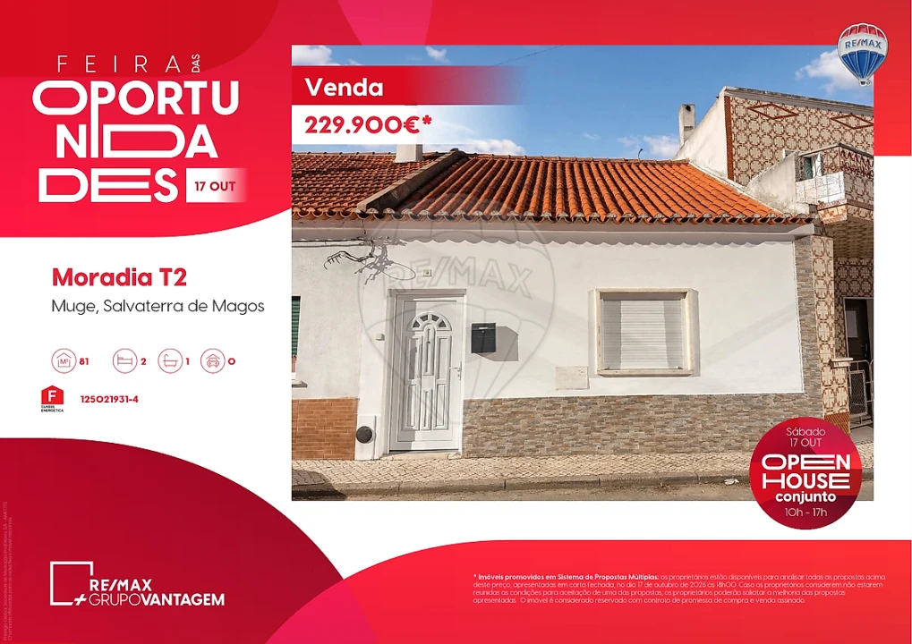 Moradia T2 para Venda em Muge Foto 14