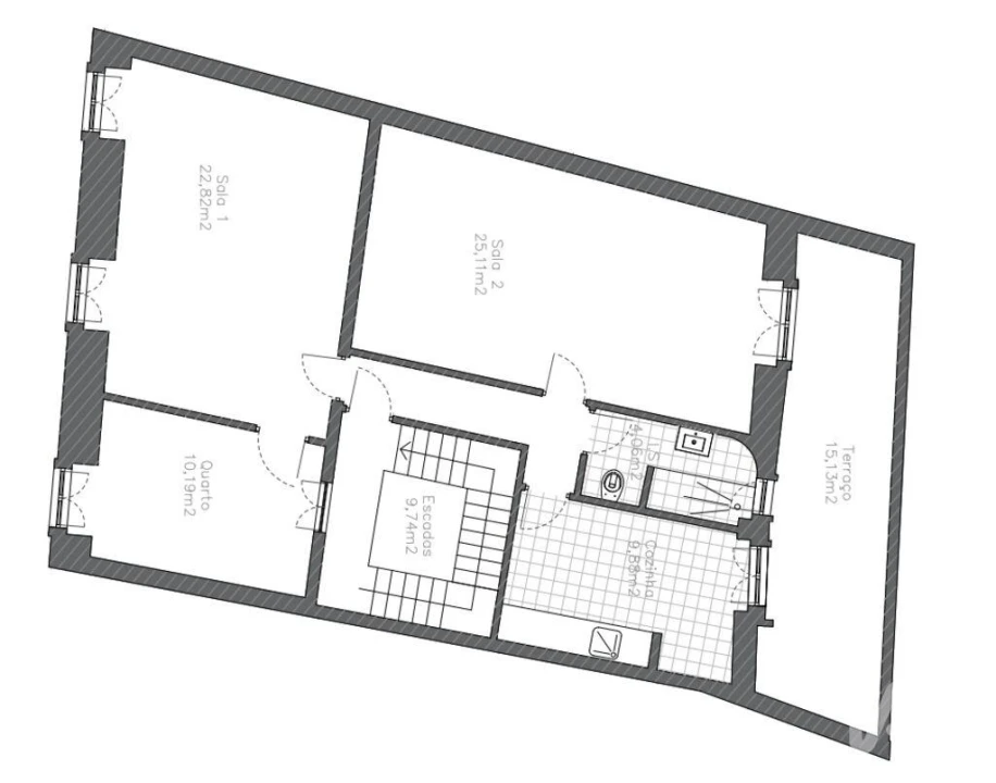 Apartamento T2 para Arrendamento em São Vicente Foto 27