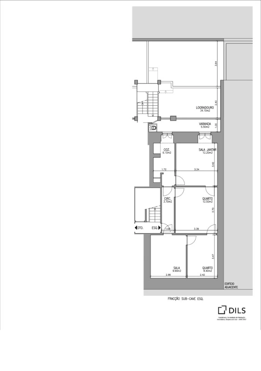 Apartamento T2 para Venda em Arroios Planta 1