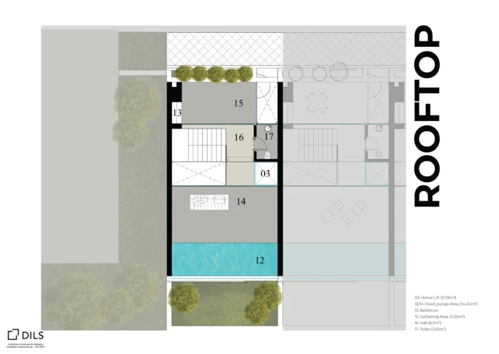 Moradia T4 para Venda em Quarteira Planta 1