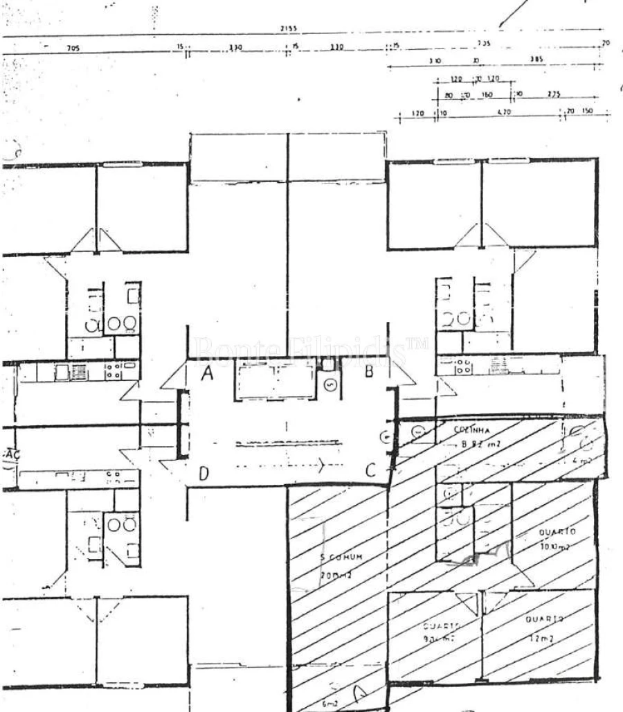 Apartamento T3 para Venda em Carcavelos e Parede Planta 1