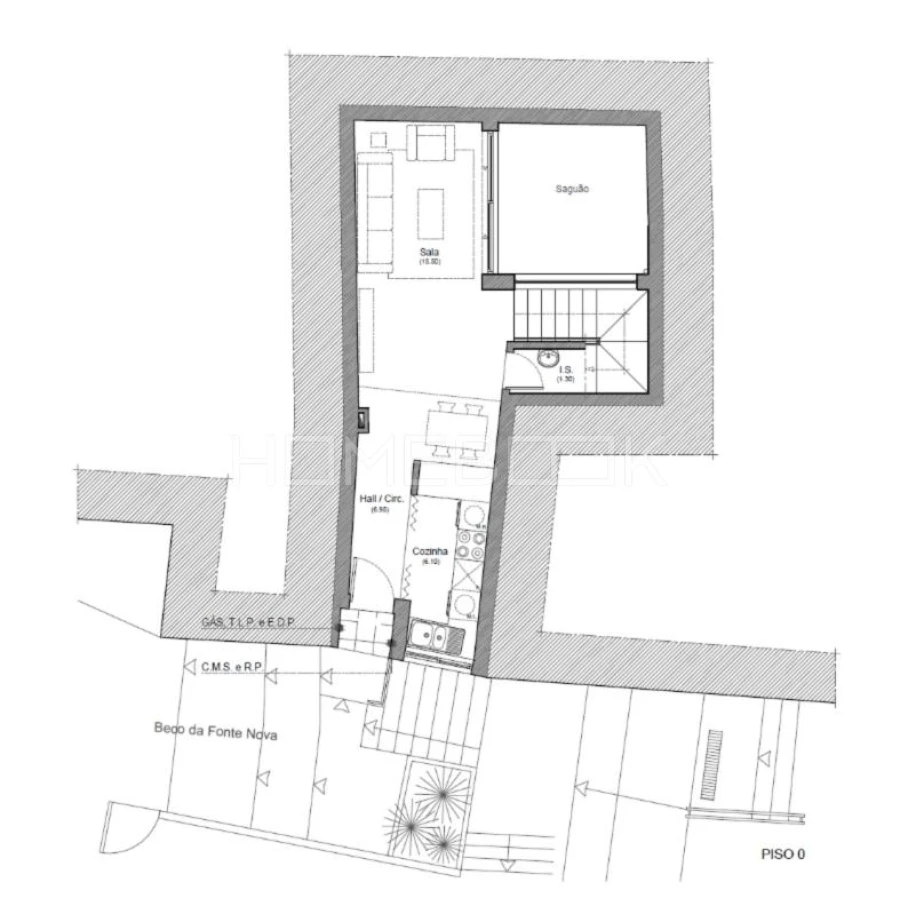 Apartamento T3 para Arrendamento em Sesimbra (Santiago) Planta 1