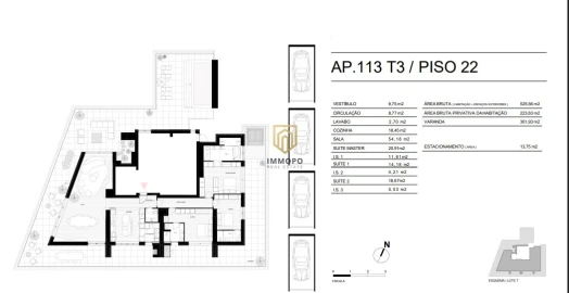 Apartamento T3 para Venda em Matosinhos e Leça da Palmeira