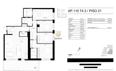 Apartamento T4 para Venda em Matosinhos e Leça da Palmeira