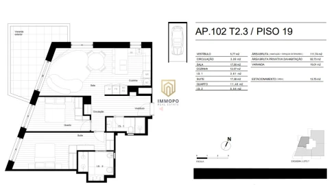 Apartamento T2 para Venda em Matosinhos e Leça da Palmeira