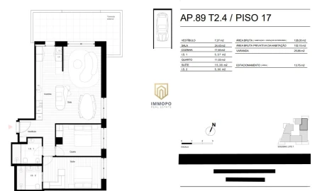 Apartamento T2 para Venda em Matosinhos e Leça da Palmeira