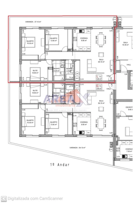 Apartamento T3 para Venda em Loureiro