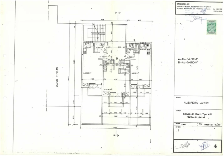 Apartamento para Venda em Albufeira e Olhos de Água Planta 1