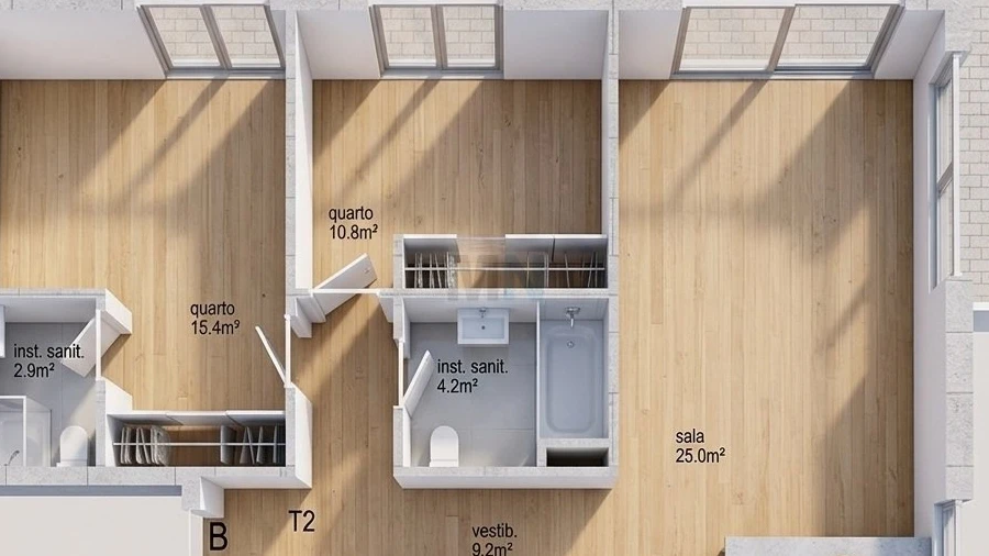 Apartamento T2 para Venda em Eiras e São Paulo de Frades