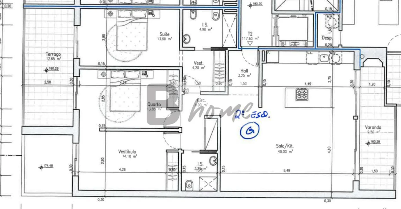 Apartamento T2 para Venda em Palmela Foto 20