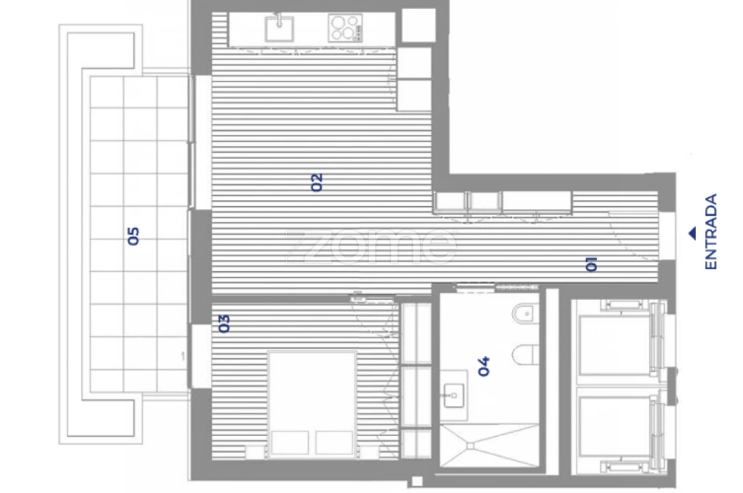 Apartamento T1 para Venda em Canidelo Foto 39
