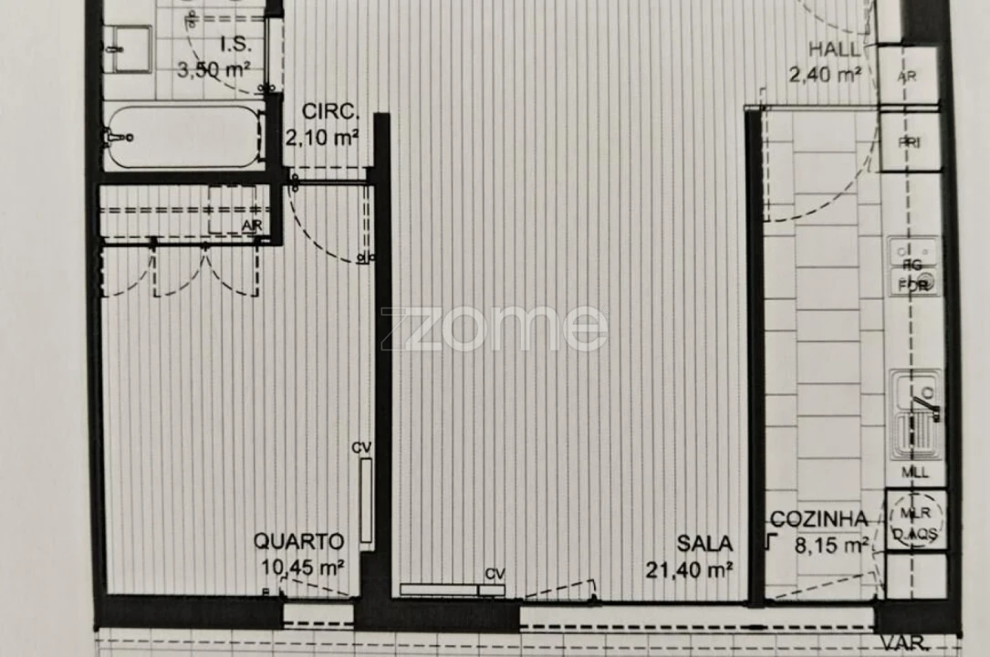 Apartamento T1 para Arrendamento em Parque das Nações Foto 34