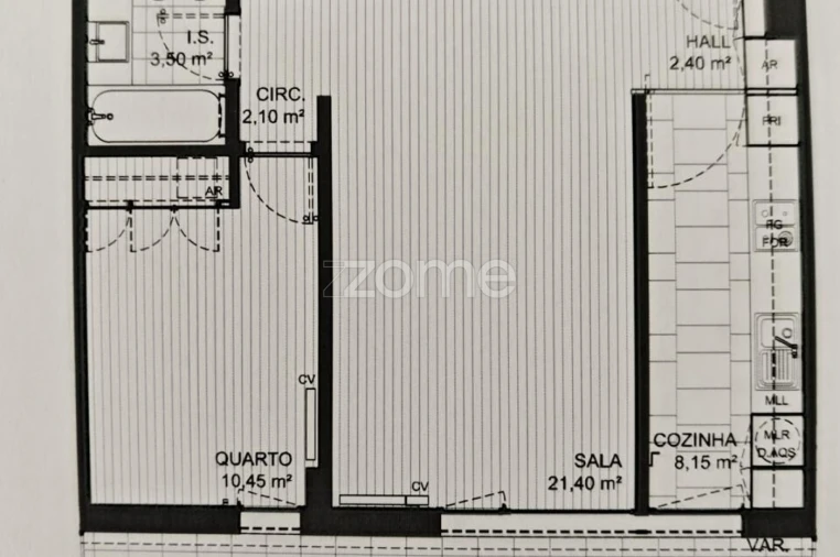 Apartamento T1 para Arrendamento em Parque das Nações Foto 34