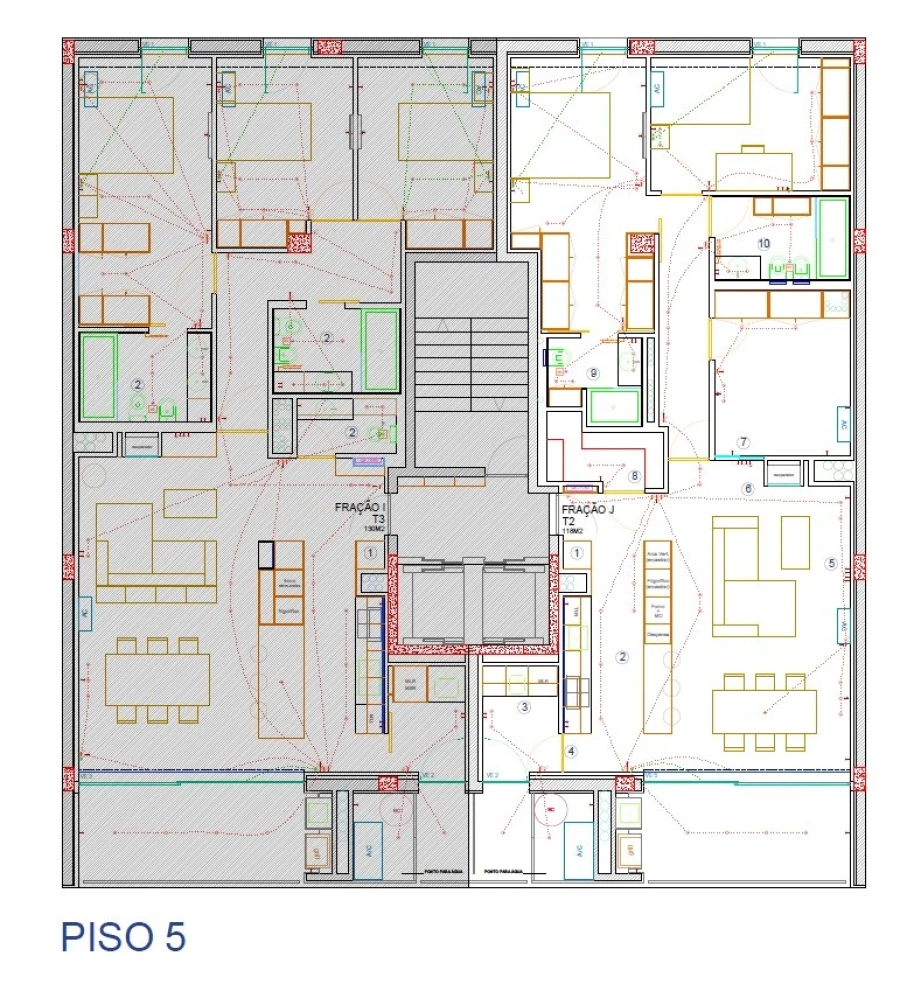 Apartamento T3 para Venda em Ferreiros e Gondizalves Planta 1