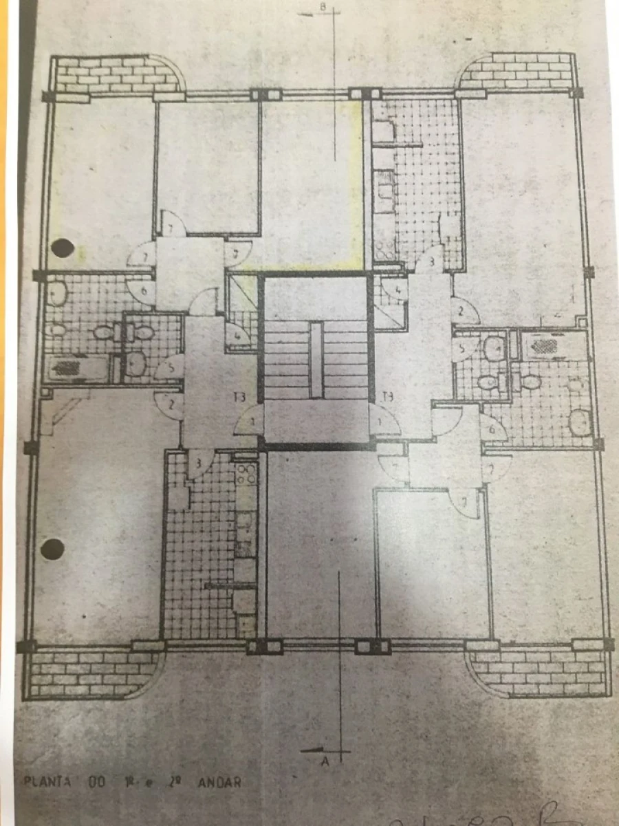 Apartamento T3 para Venda em São Vitor (Braga) Planta 1