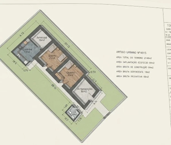 Terreno para Venda em Tavira (Santa Maria e Santiago) Planta 1