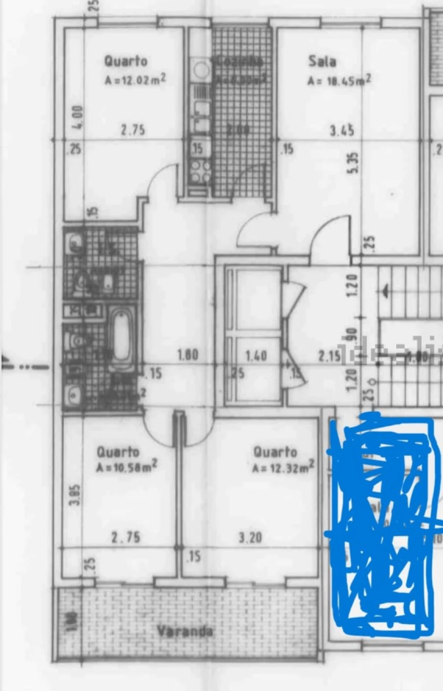 Apartamento T3 para Venda em Amora Planta 1