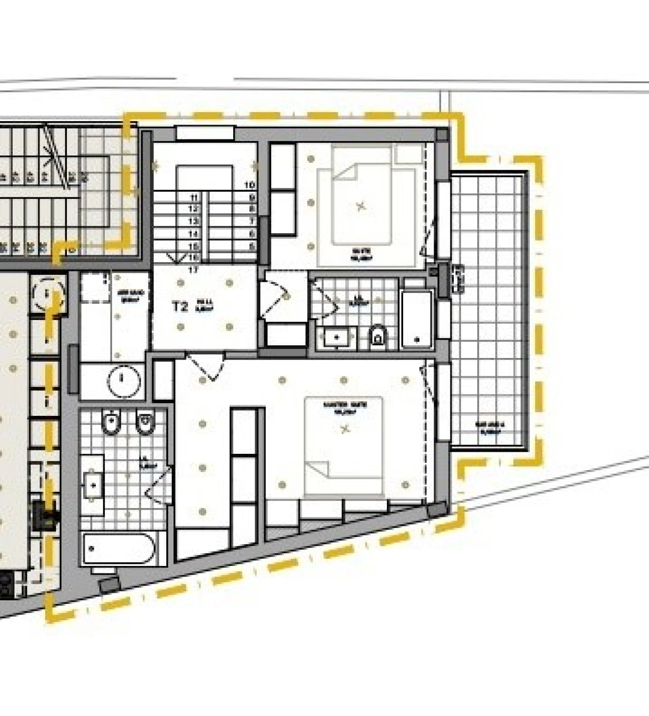 Apartamento T2 para Venda em Laranjeiro e Feijó Planta 2