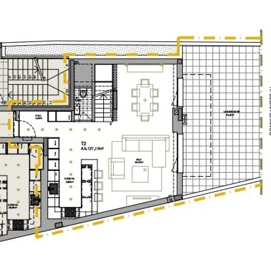 Apartamento T2 para Venda em Laranjeiro e Feijó Planta 1