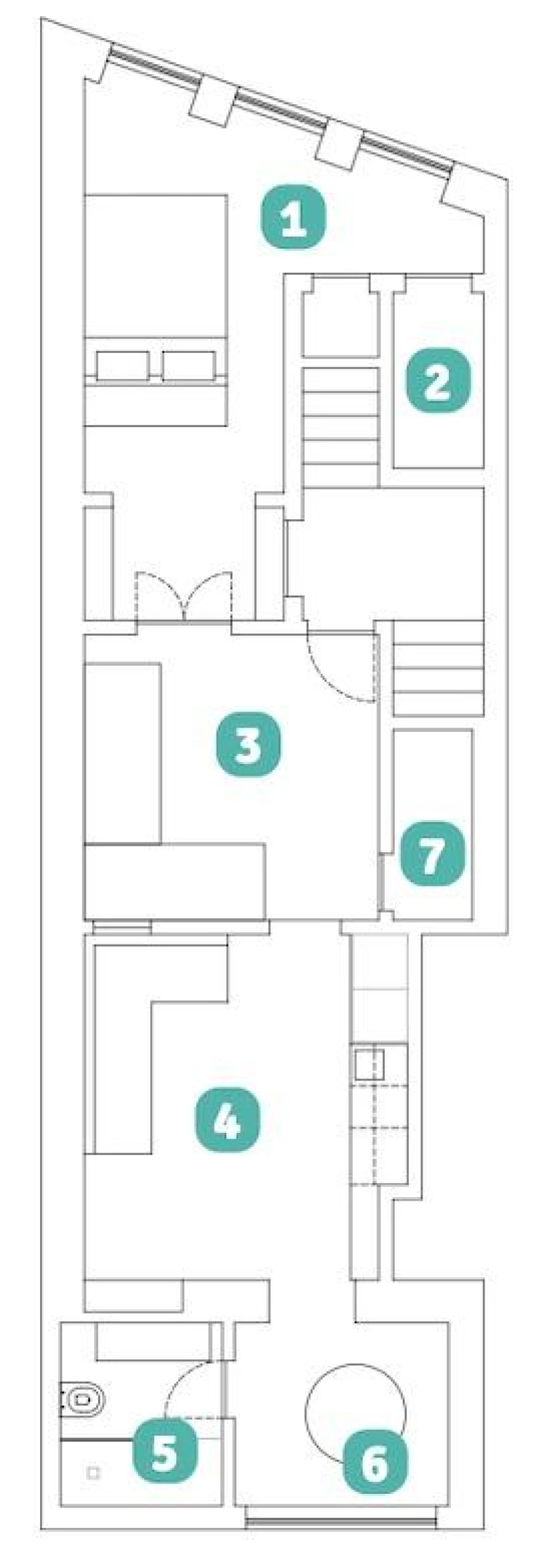 Apartamento T1 para Venda em Santo António Foto 27